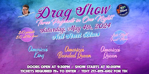 Primaire afbeelding van Drag Show Pageant at Neil Street Blues