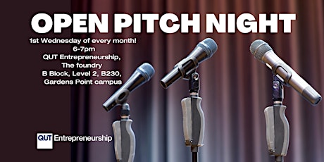 QUT Entrepreneurship’s Open Pitch Night 2024