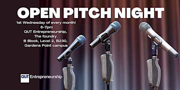 QUT Entrepreneurship’s Open Pitch Night 2024