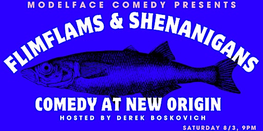 Flimflams & Shenanigans comedy night at New Origin primary image