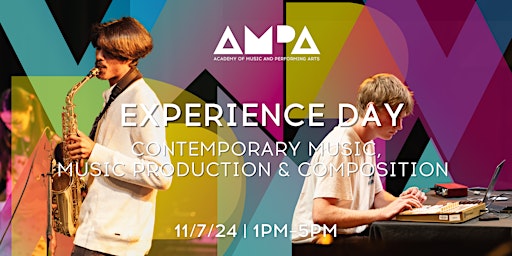 Primaire afbeelding van AMPA Experience Day - Contemporary/Music Production/Composition