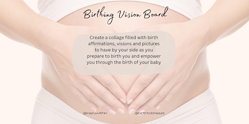 Imagem principal do evento Birthing Vision Board