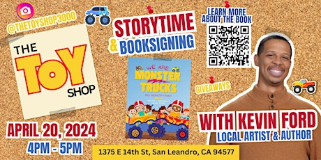 We are Monster Trucks  Book Signing @ THE TOY SHOP in San Leandro