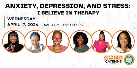 Webinar Wednesday | Anxiety, Depression, and Stress: I Believe In Therapy
