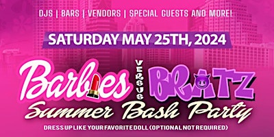 Imagem principal do evento Barbies Vs Brats Party #Kyle Texas Edtion