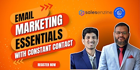 Imagem principal do evento Email Marketing Essentials with Constant Contact