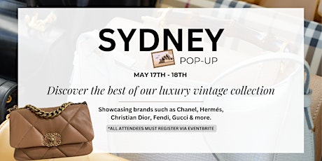 Sydney Vintage LUXE Handbags & Accessories 2 day sale 100% Authenticity
