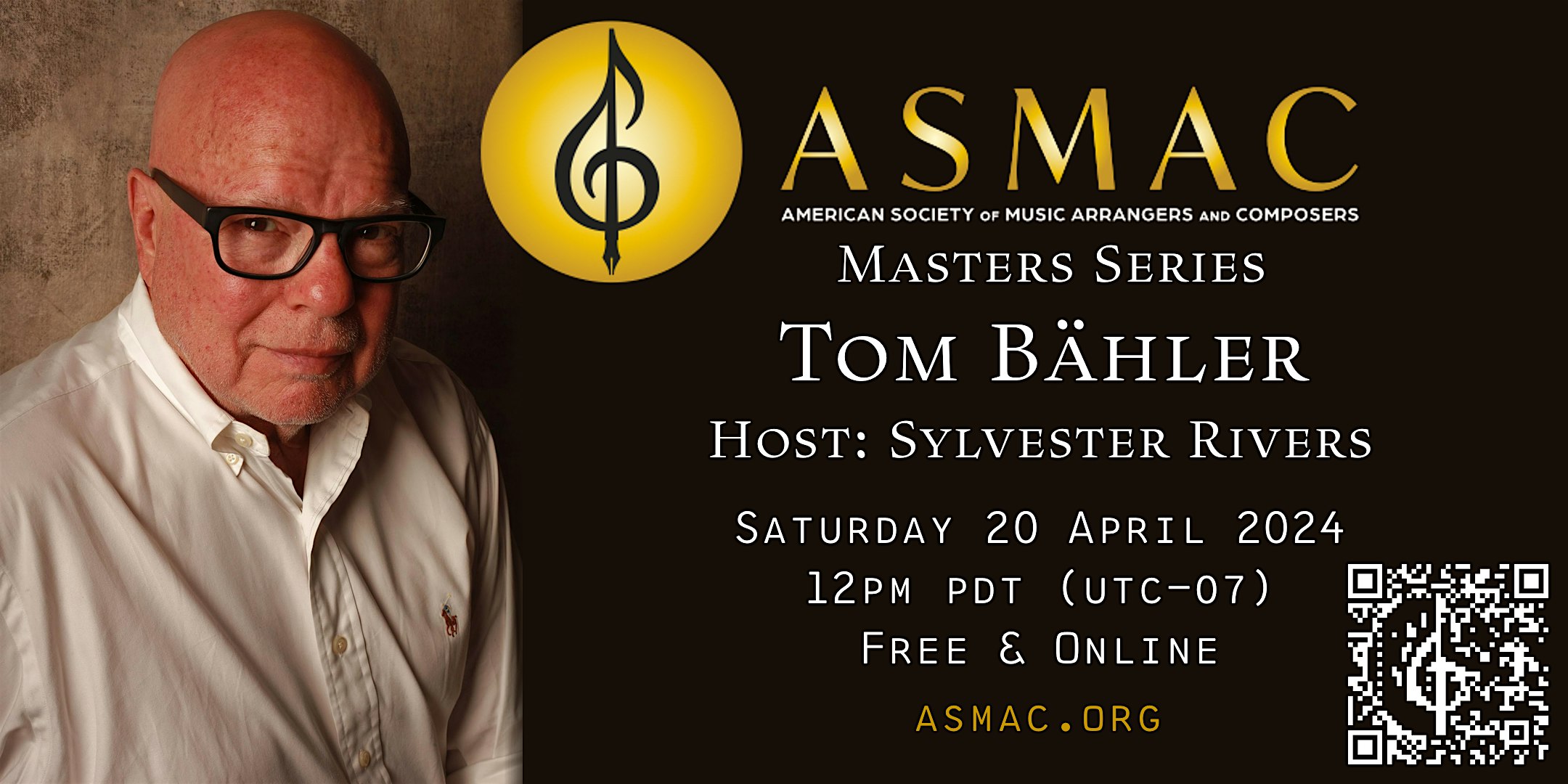 ASMAC Masters Series: Tom Bähler with host Sylvester Rivers