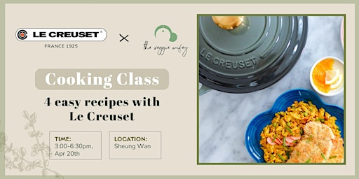 Le Creuset x The Veggie Wifey Cooking Class primary image