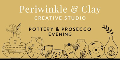 Imagem principal do evento Pottery & Prosecco Evening - Pottery Decorating  - Macclesfield