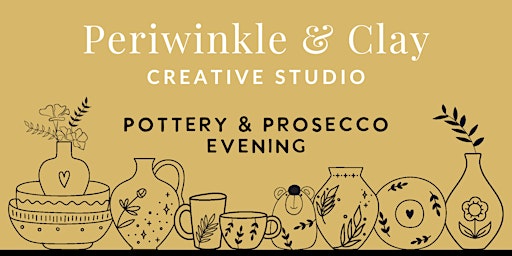 Immagine principale di Pottery & Prosecco Evening - Pottery Decorating  - Macclesfield 