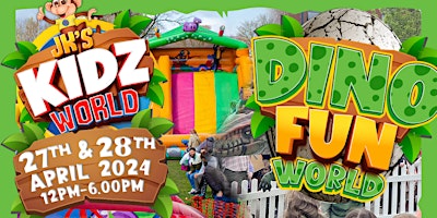 DINO FUN WORLD - 27th-28th April 2024 - Sherdley Park, St Helens - An unfor primary image