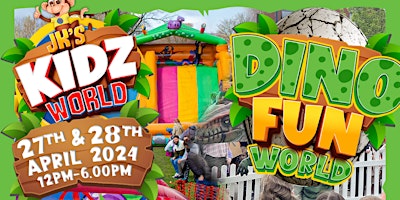 Imagem principal do evento DINO FUN WORLD - 27th-28th April 2024 - Sherdley Park, St Helens - An unfor