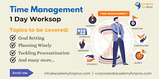 Image principale de Time Management 1 Day Training in Fargo, ND