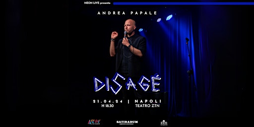 Imagem principal do evento Disagé di Andrea Papale | stand up comedy night - Napoli @teatroZTN