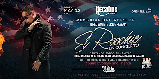 Hauptbild für El Roockie  en Concierto en La Diabla NightClub Las Vegas Tickets Concert !