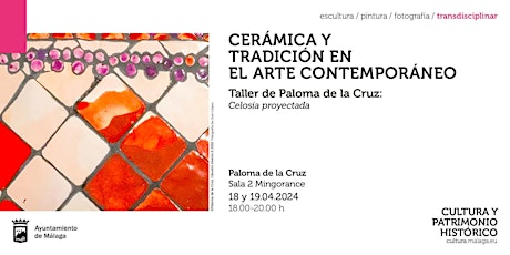 Taller  de cerámica "Celosía proyectada". Artista: Paloma de la Cruz primary image