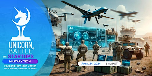 Imagem principal de ✔ PLUG AND PLAY x UNICORN EVENTS : DEFENCE TECH