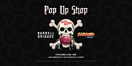 Shonen Supplements First Ever Pop Up Shop Meet & Greet primary image