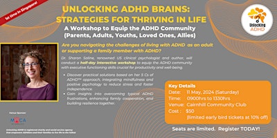 Unlocking ADHD Brains: Strategies for thriving in life primary image