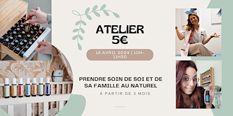 Atelier "Prendre soin de soi et de sa famille au naturel"