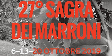 Immagine principale di 27° SAGRA DEI MARRONI DI SAN ROCCO DI PIEGARA 