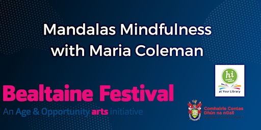 Imagem principal de Mandalas Mindfulness with Maria Coleman in Leabharlann Phobail na Rosann