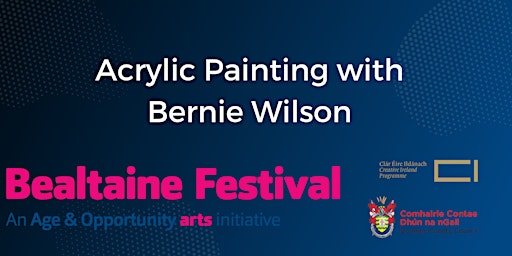 Imagem principal do evento Acrylic Painting with Bernie Wilson in Lifford Community Library