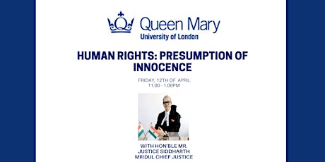 Human Rights: Presumption of Innocence primary image