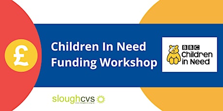 Children in Need Funding Workshop primary image