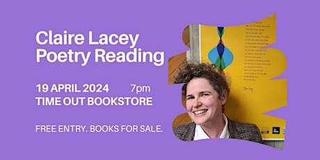 Free poetry reading — Claire Lacey's Auckland debut!