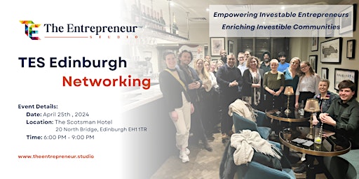 TES Edinburgh April Networking  primärbild