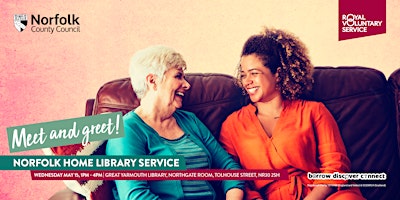 Primaire afbeelding van Norfolk Home Library Service - Meet and Greet at Great Yarmouth Library