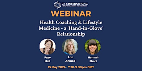 Health Coaching & Lifestyle Medicine - a Hand-in-Glove Relationship
