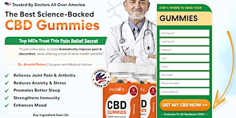 Restore CBD Gummies Reviews 2024 | Is It Worth Buying? | Buy From Official Site?