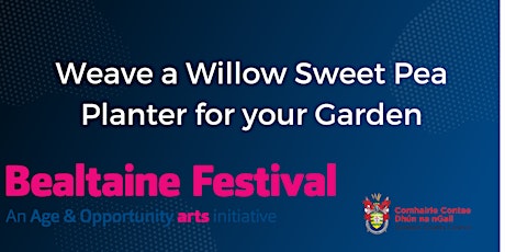 Weave a Willow Sweet Pea Planter for your Garden with The Willow Woman in Central Library