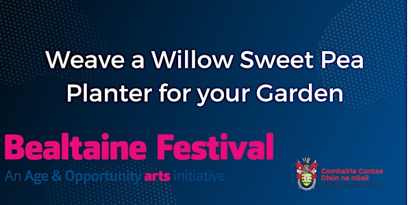 Weave a Willow Sweet Pea Planter for your Garden with The Willow Woman in Central Library