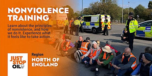 Imagem principal de Just Stop Oil Nonviolent Action Training - Manchester