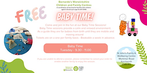 Hauptbild für Baby Time - St Johns Family & Wellbeing Centre