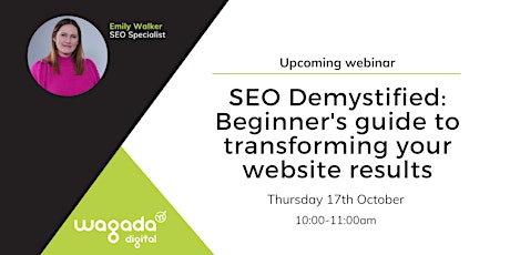SEO Demystified: Beginner's guide to transforming your website results  primärbild