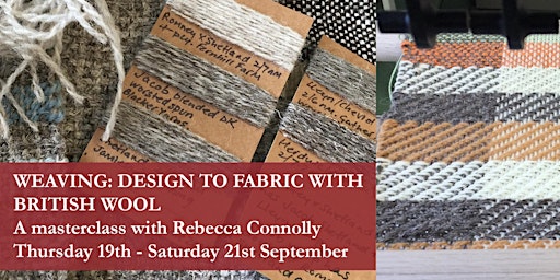 Imagem principal do evento Weaving: Design to fabric with British Wool