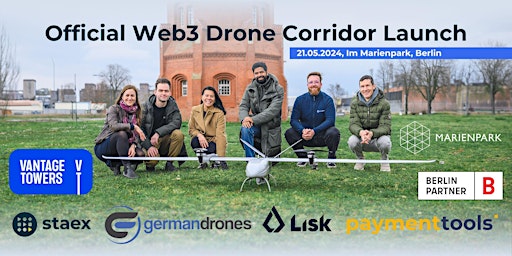 Imagem principal de Official Web3 Drone Corridor Launch in Berlin