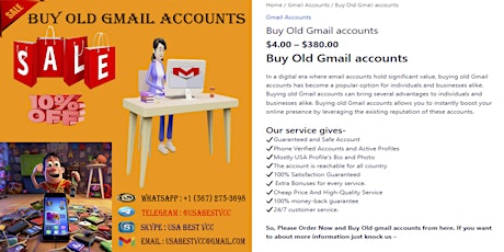 TOP 11 Site To Buy Old Gmail Accounts In This Year