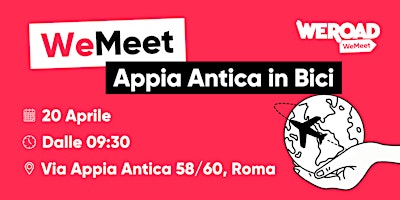 Imagem principal do evento WeMeet | Appia Antica in Bici