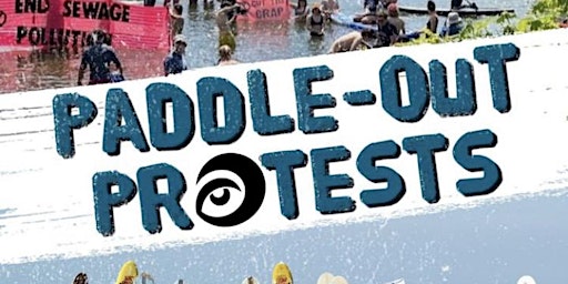 Paddle Out Protest - West Pier Brighton - 18th May  primärbild