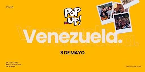 Imagem principal do evento Pop-Up CASA Church - Caracas, Venezuela - Mayo 2024