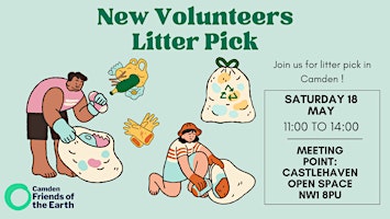New Volunteers Litter Pick  primärbild