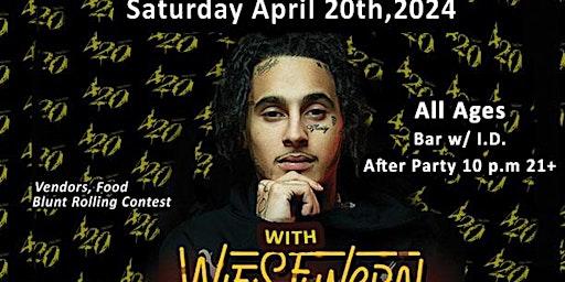 Primaire afbeelding van Smily Green's Annual 420 Fest with Wifisfuneral live Saturday 4/20Tucson