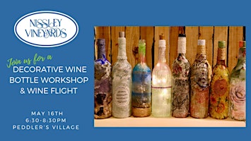 Imagem principal do evento Decorative Wine Bottle with Lights Workshop at Peddlers Village