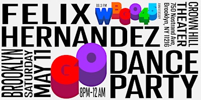 Imagem principal do evento WBGO Birthday Party with DJ Felix Hernandez